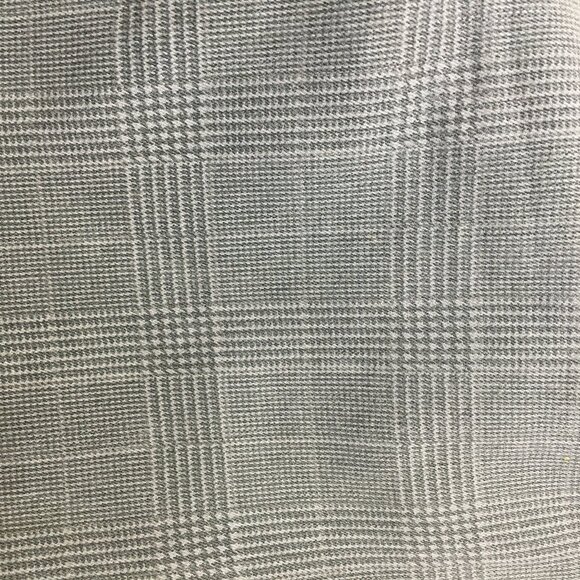 FRAME Washed Grey Plaid ALI High Rise Cigarette Leg 5 Pocket Logo Hardware Jeans - Picture 5 of 10